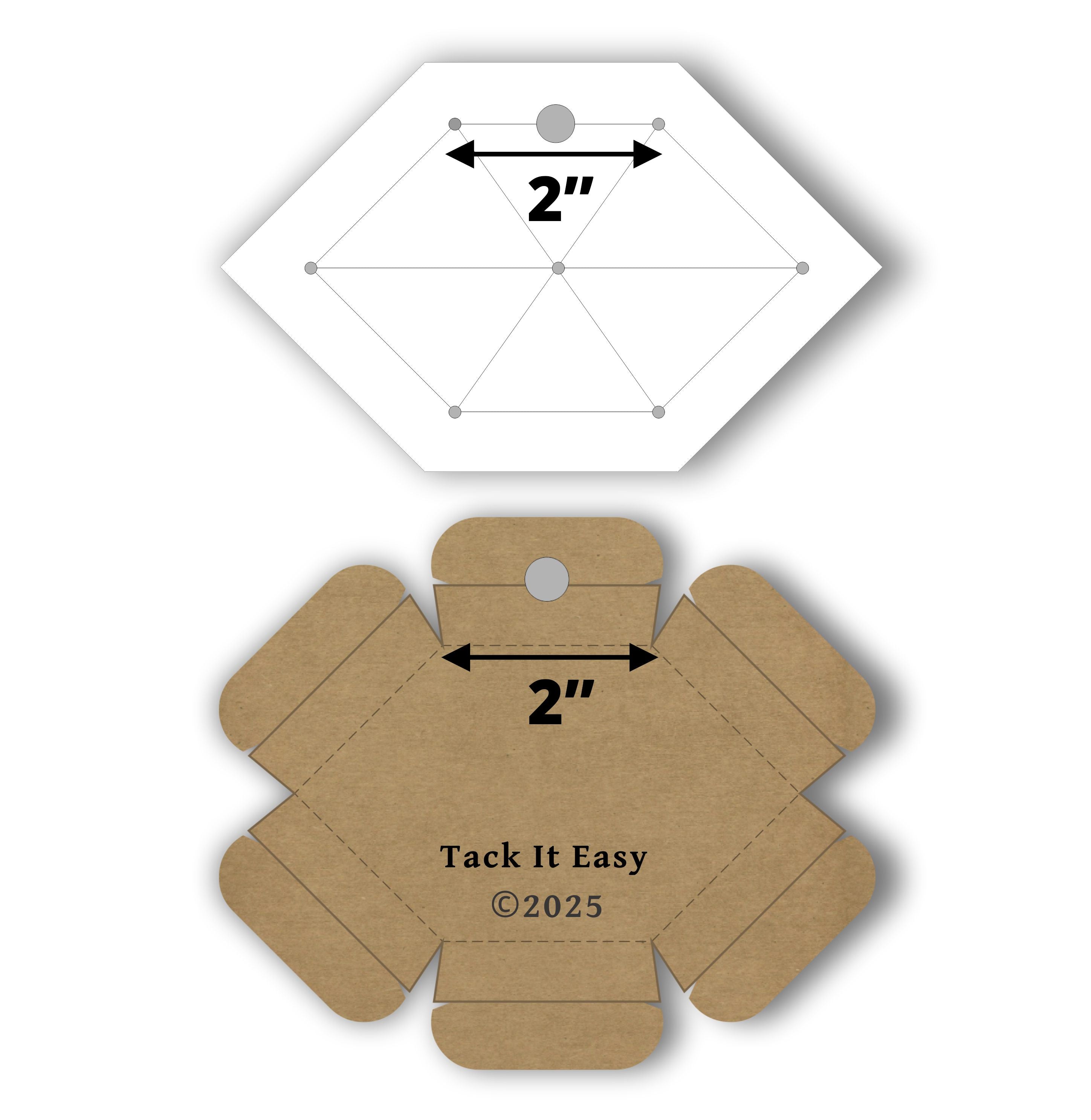 TACK IT EASY HONEYCOMB 2" TEMPLATE &amp; GADGET