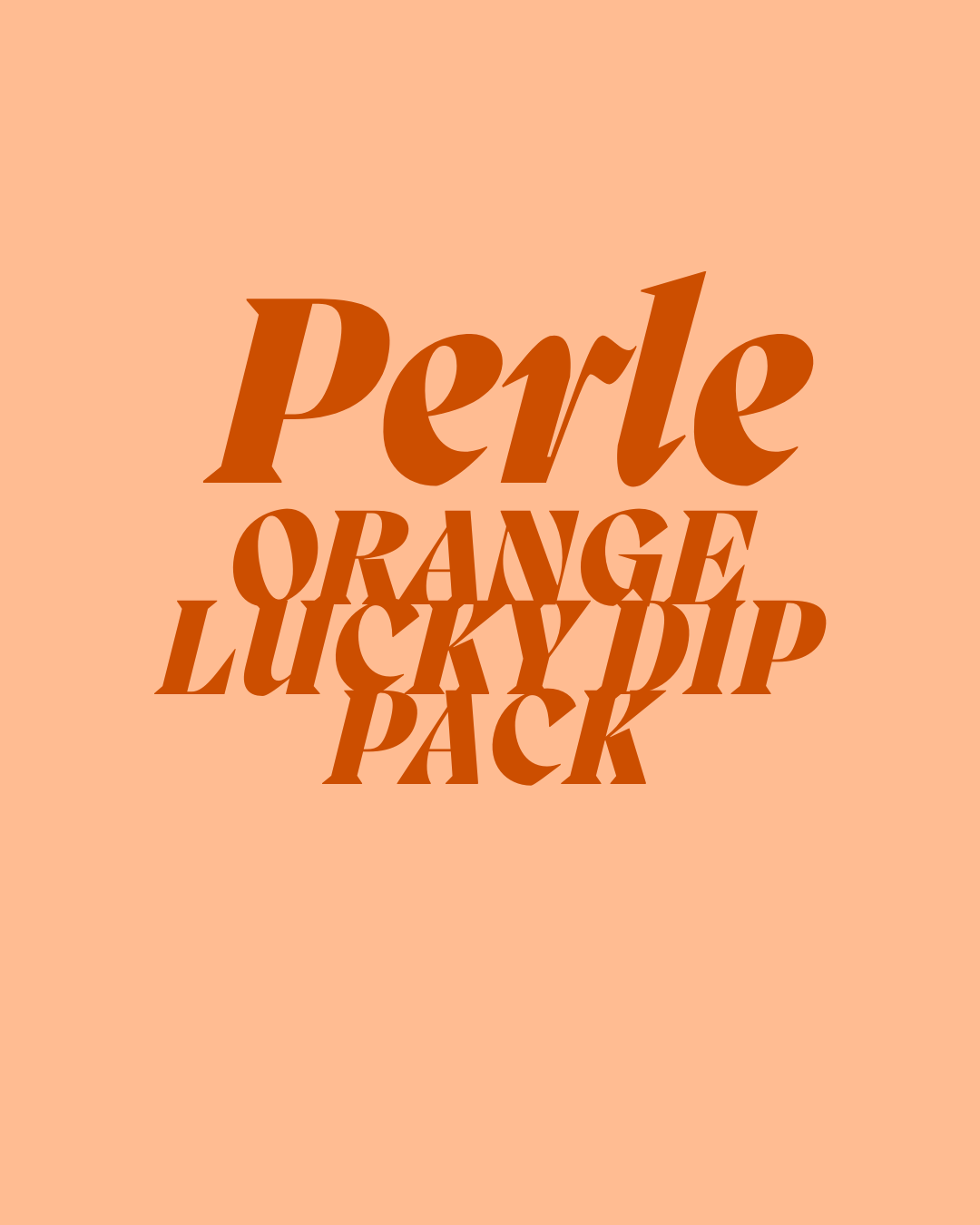 PERLE ORANGE LUCKY DIP PACK