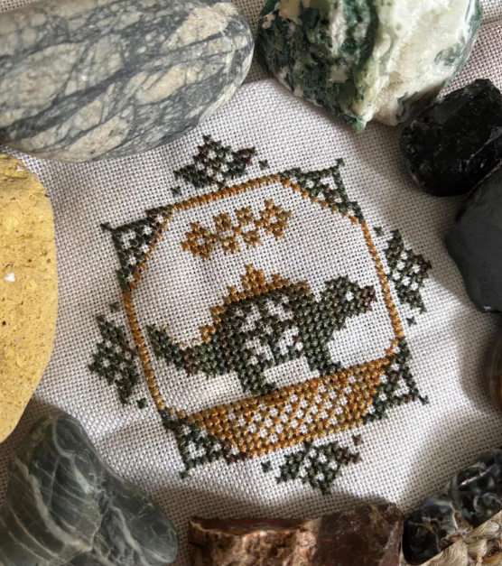 Stegosaurus Cross Stitch Chart
