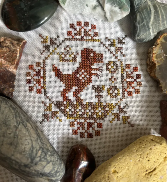 TRex Cross Stitch Char