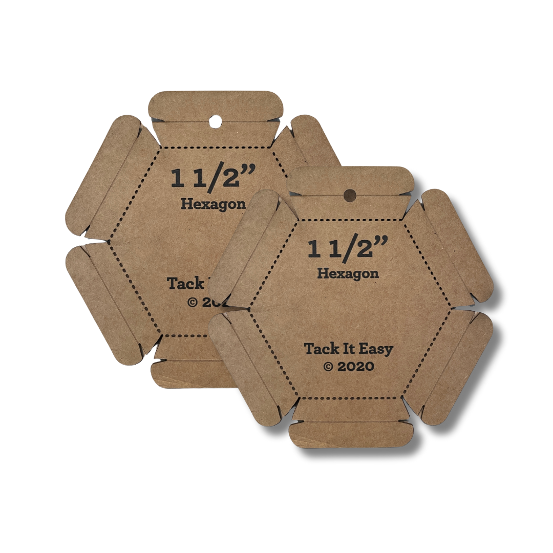 TACK IT EASY 1 1/2&quot; HEXAGON - 2 X GADGET