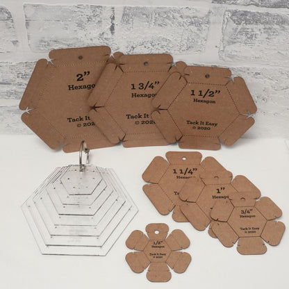 Tack It Easy Hexagon Set | English Paper Piecing Tool (EPP)