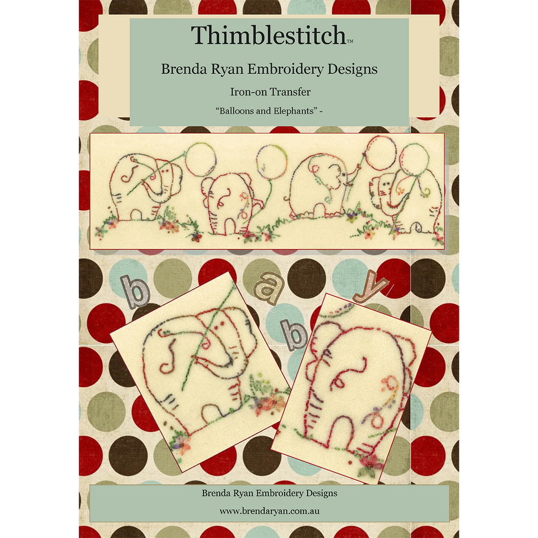 THIMBLESTITCH BALLOONS &amp; ELEPHANTS