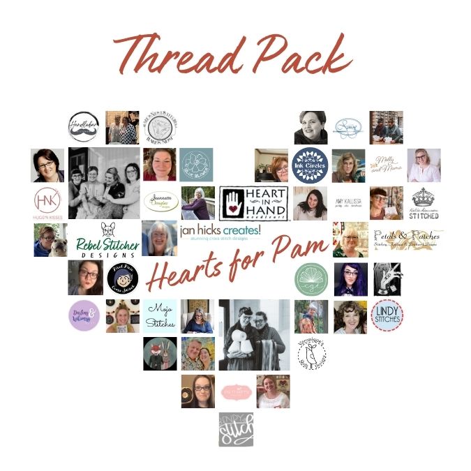 HEARTS FOR PAM THREAD PACK