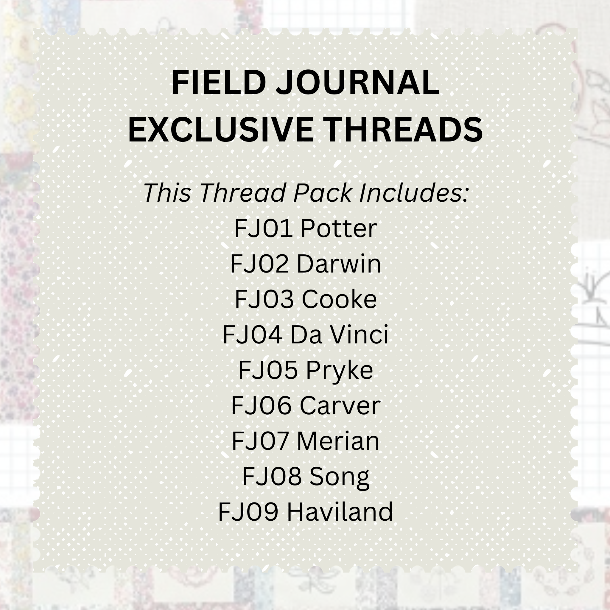 FIELD JOURNAL - VOLUME TWO 5M SKEINS