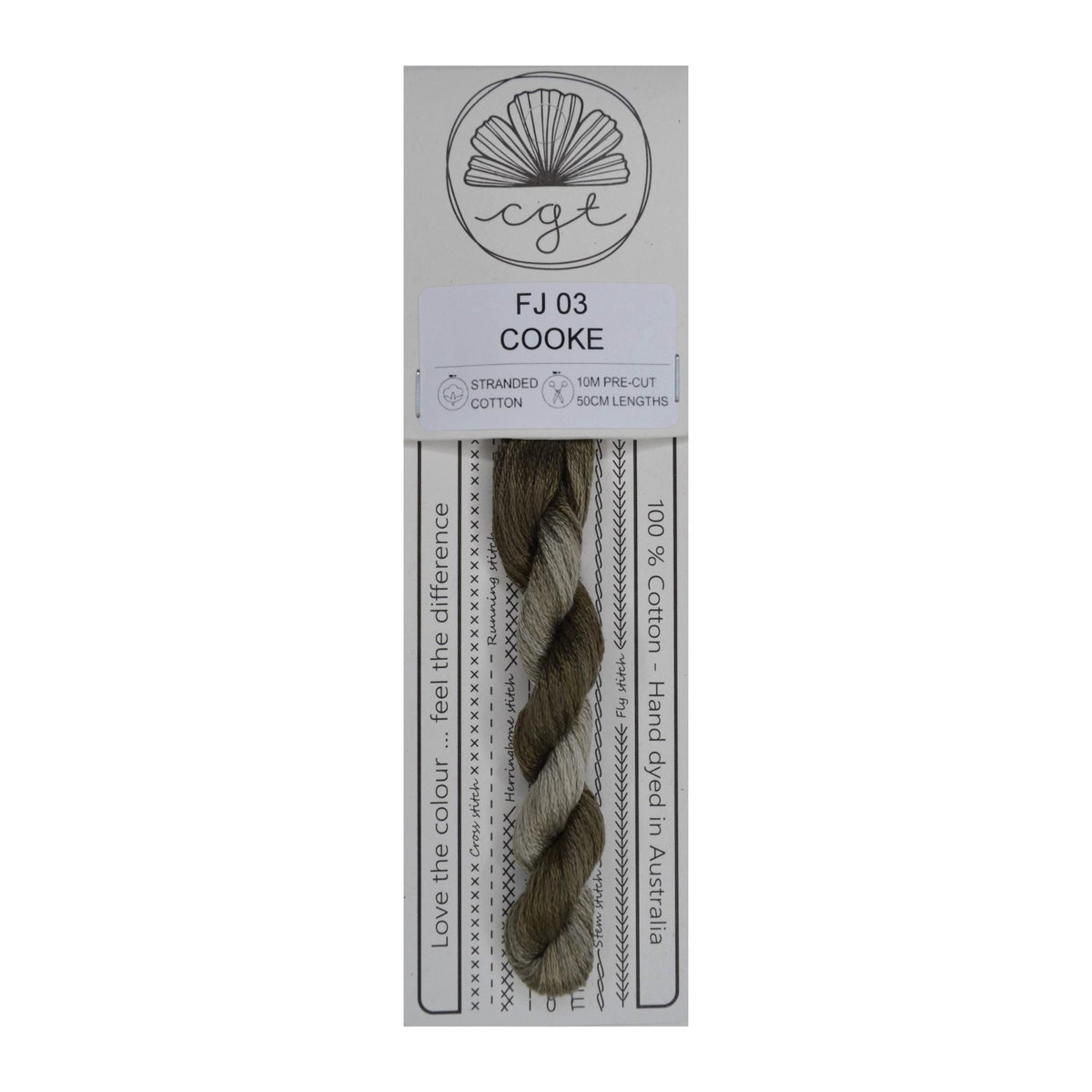 FJ 03 Cooke stranded cotton embroidery thread