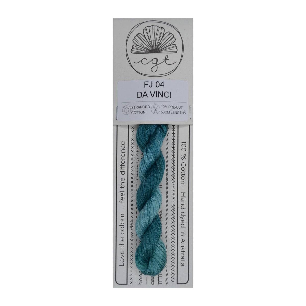 FJ 04 DA Vinci stranded cotton embroidery thread