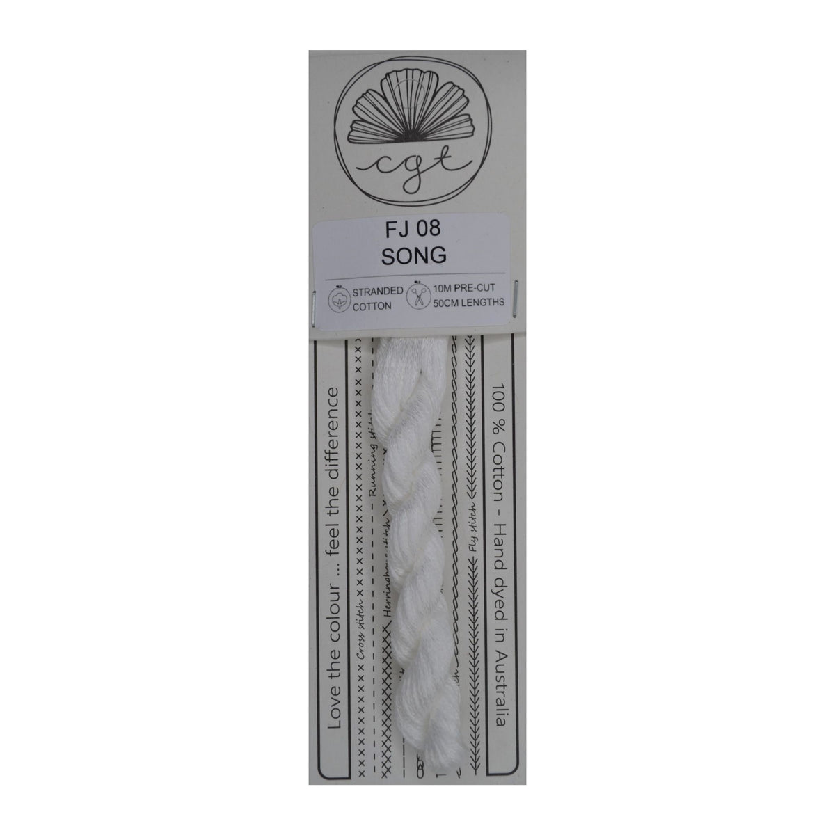 FJ 08 Song stranded cotton embroidery thread