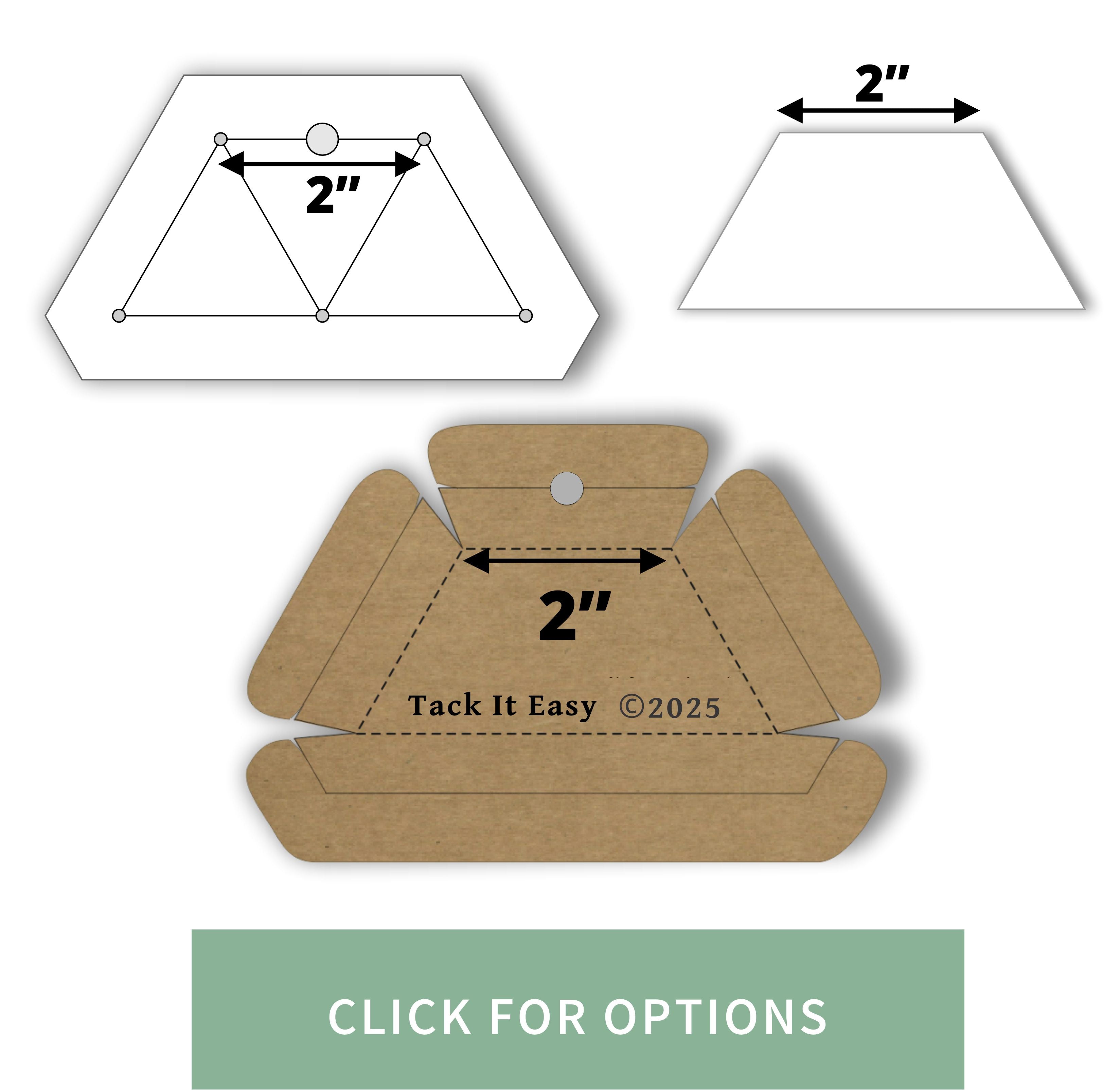 2" HALF HEXAGON PRE ORDER