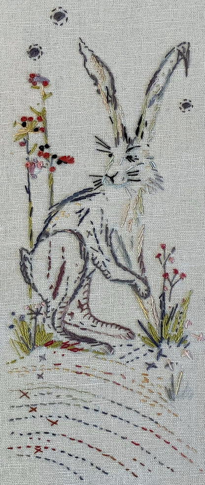 HARES NEST - PANEL OF STITCHERIES
