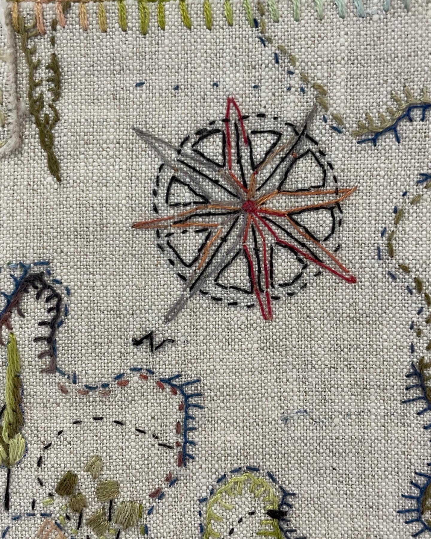 The Hare's Nest Stitchery - Journey to 'Nowheremuch' Embroidery