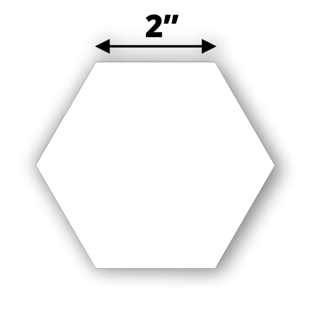 PAPER PIECES 2" HEXAGON