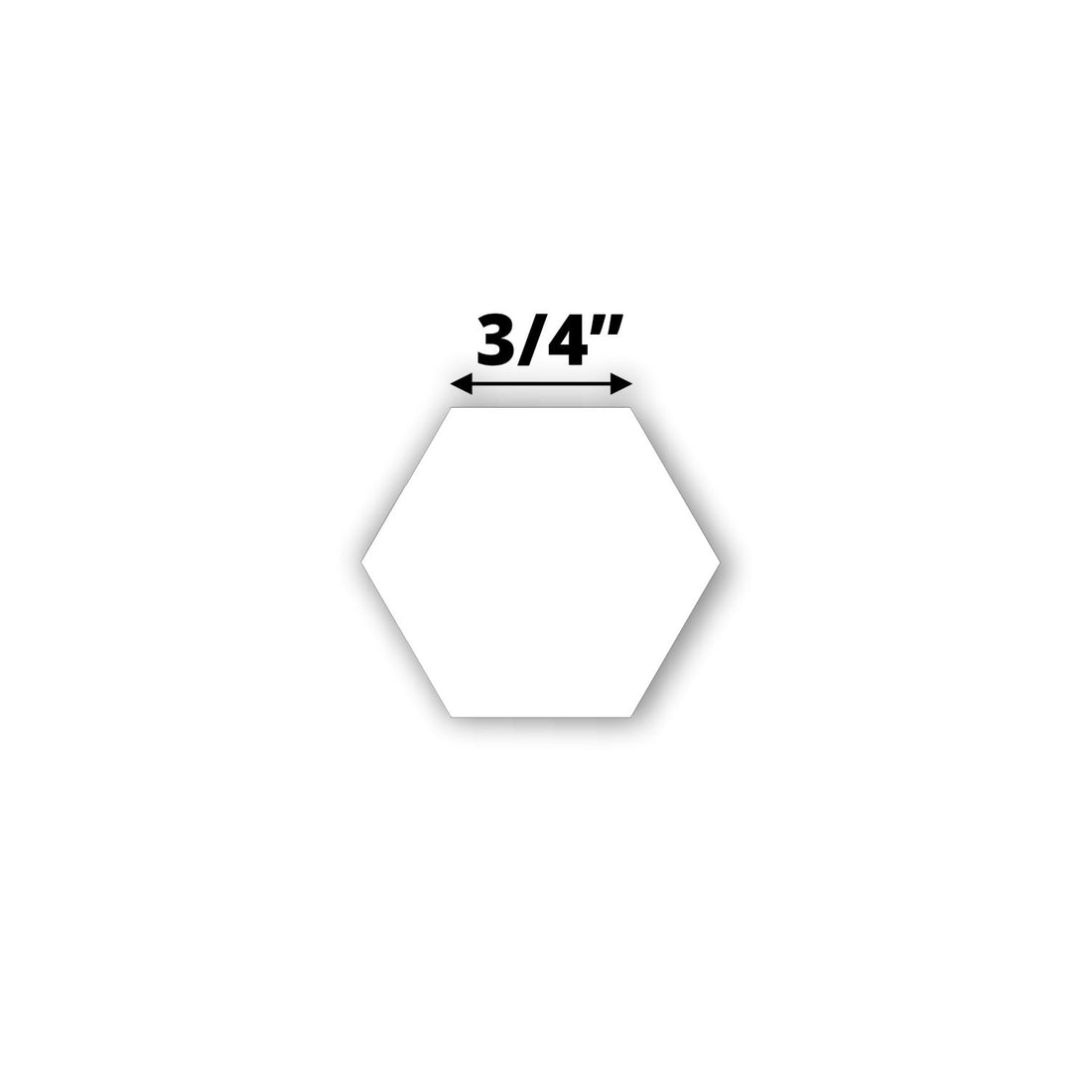 PAPER PIECES 3/4" HEXAGON