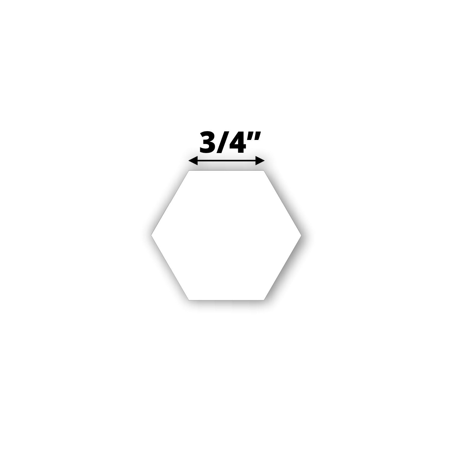 PAPER PIECES 3/4" HEXAGON