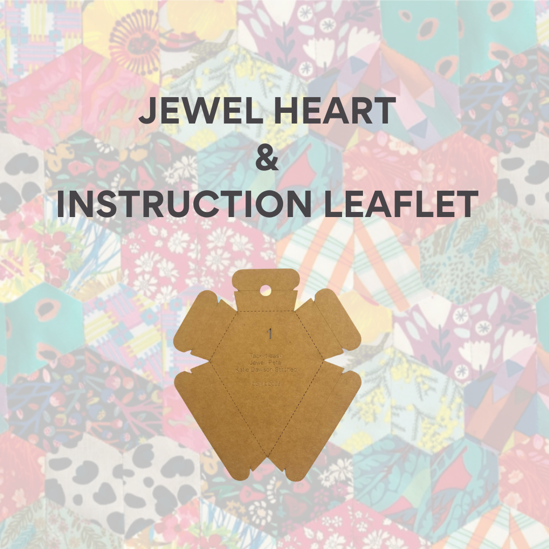 JEWEL HEARTS &amp; INSTRUCTION LEAFLET