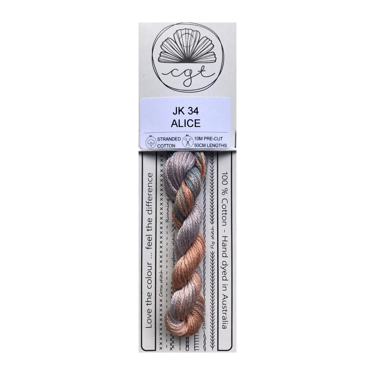 JK 34 Alice stranded cotton embroidery thread