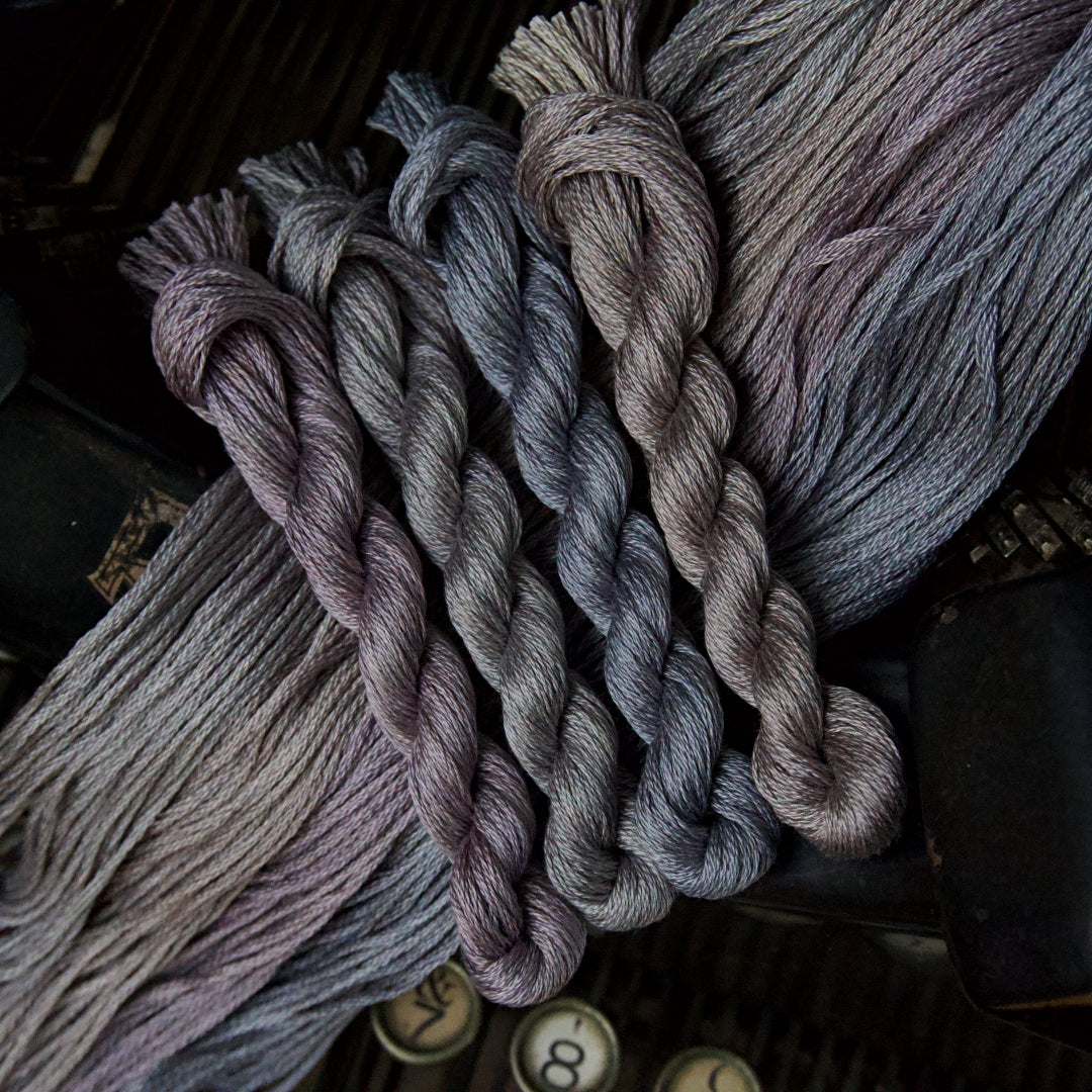 GRADIENT EMBROIDERY THREAD PACK - SILVER SCREEN