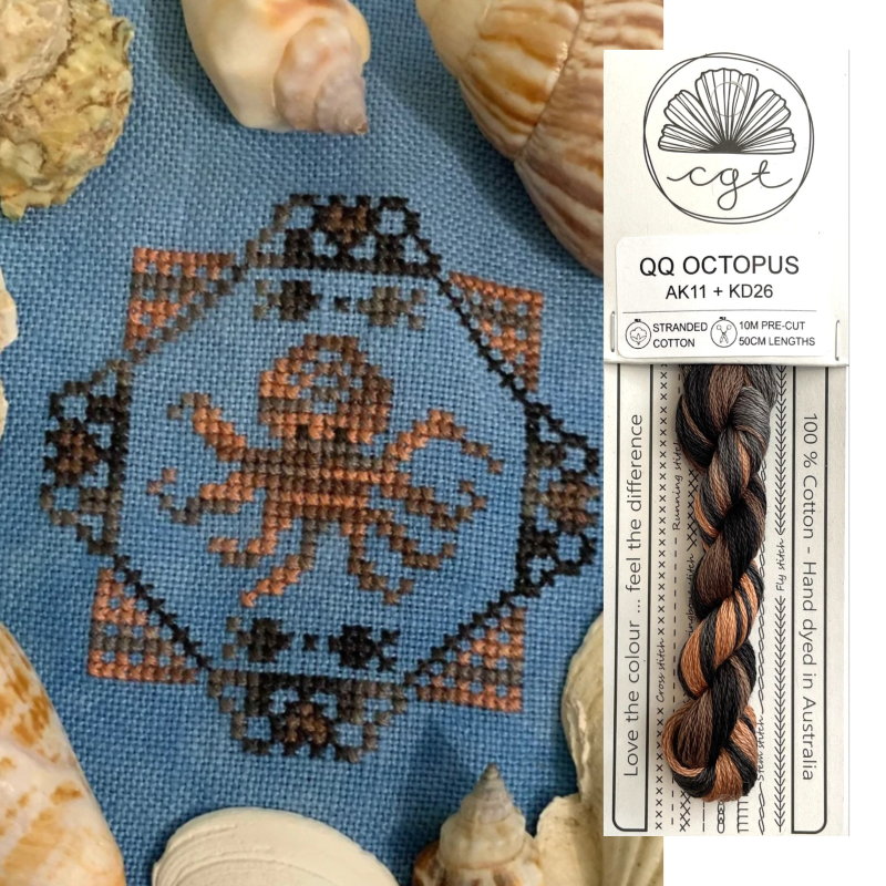 QQ Octopus stranded cotton embroidery thread