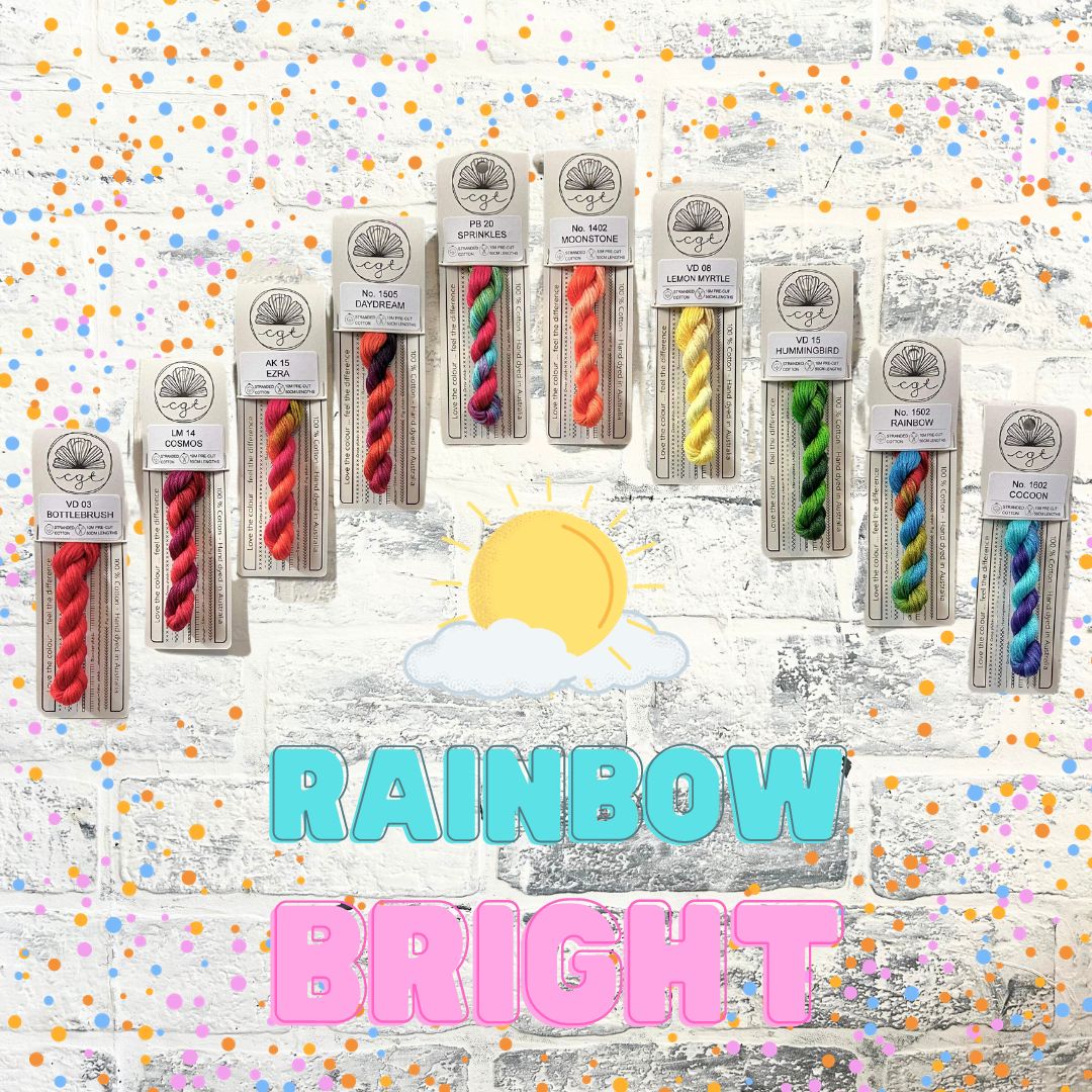 RAINBOW BRIGHT THREAD PACK