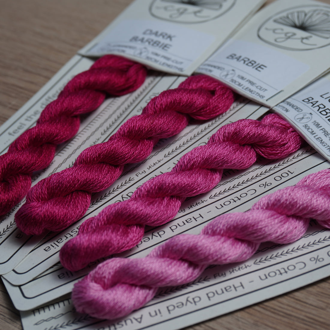 EMBROIDERY THREAD GRADIENT PACK - BARBIE