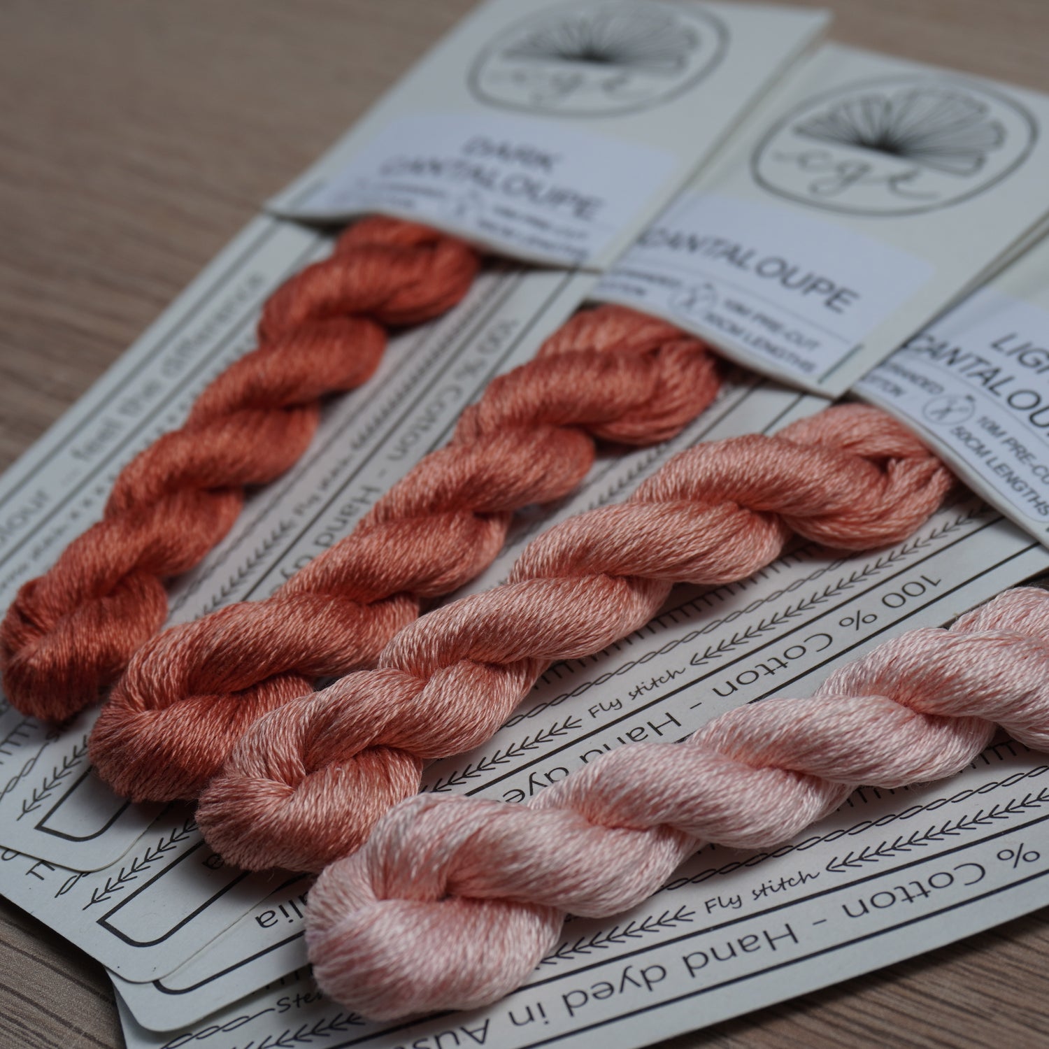 EMBROIDERY THREAD GRADIENT PACK - CANTALOUPE