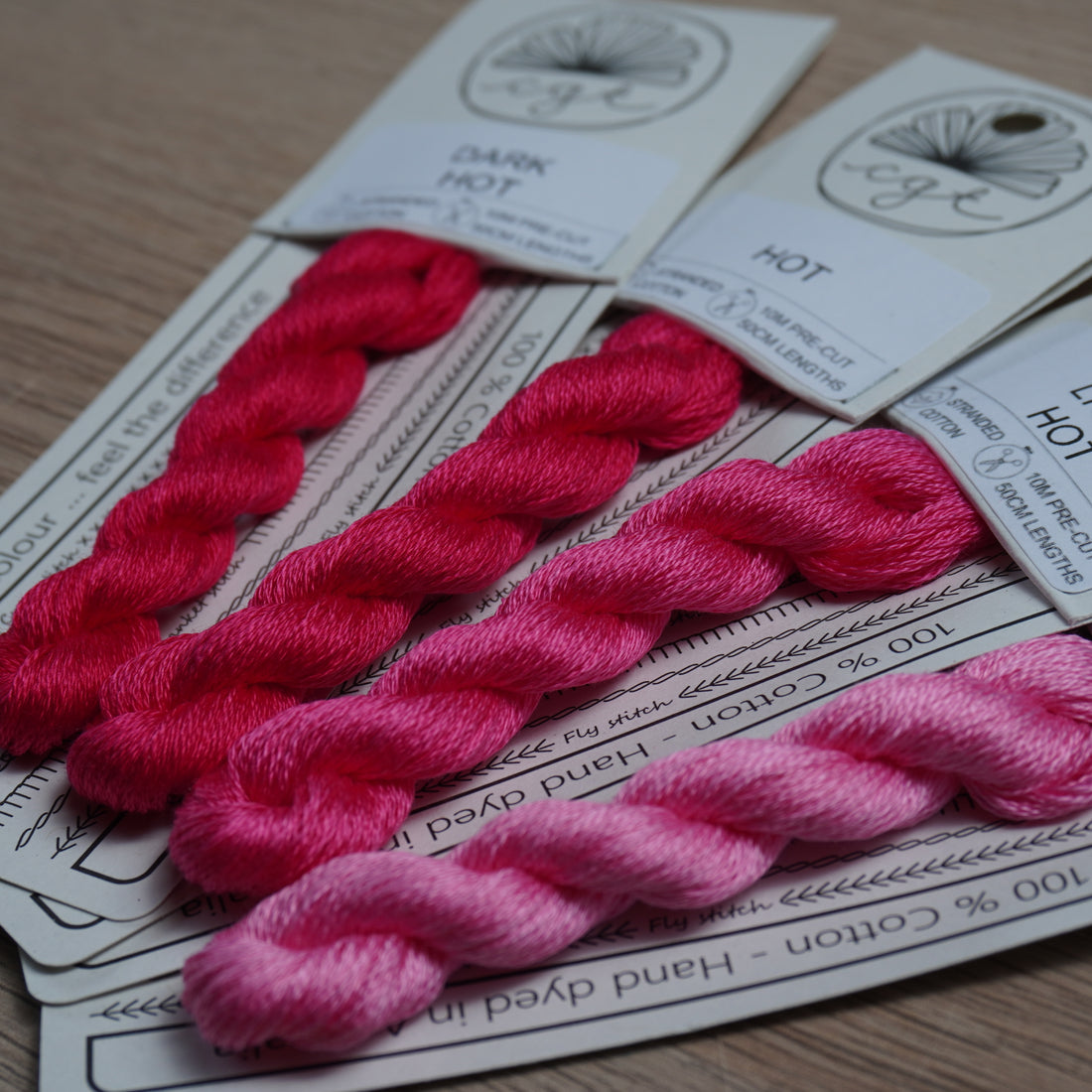 EMBROIDERY THREAD GRADIENT PACK - HOT