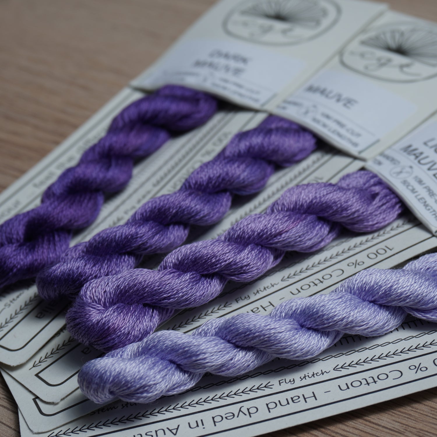 EMBROIDERY THREAD GRADIENT PACK - MAUVE