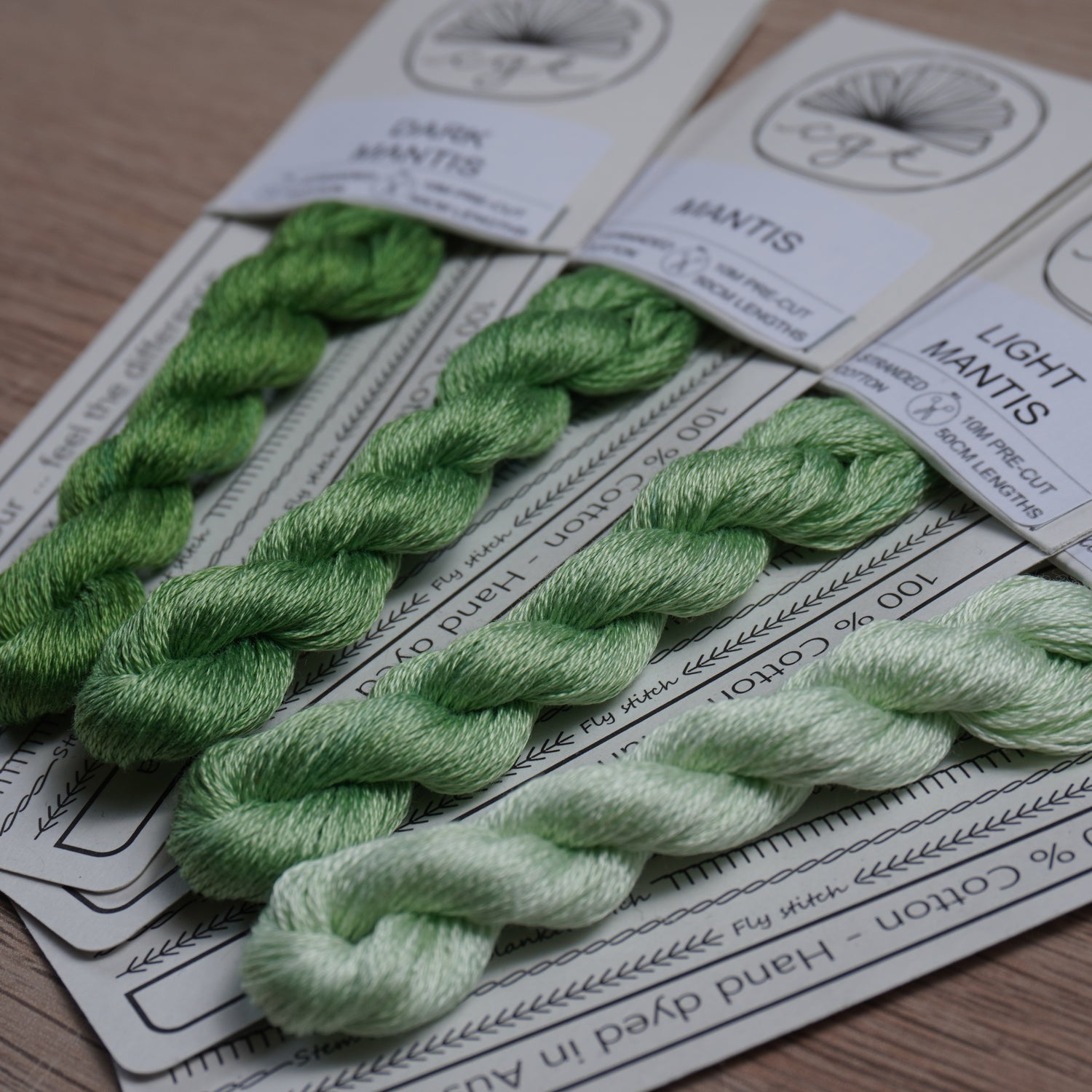 EMBROIDERY THREAD GRADIENT PACK - MANTIS