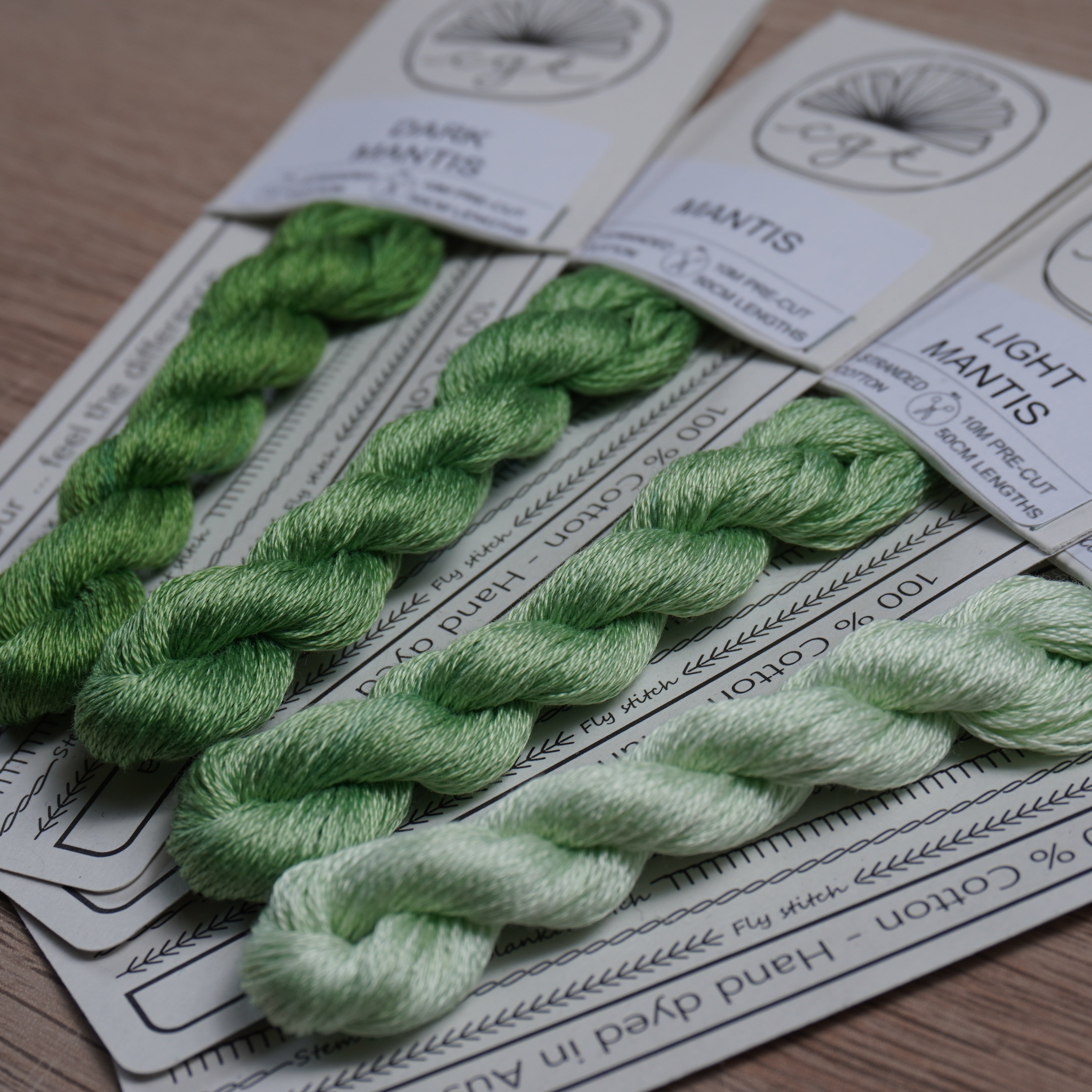 EMBROIDERY THREAD GRADIENT PACK - MANTIS