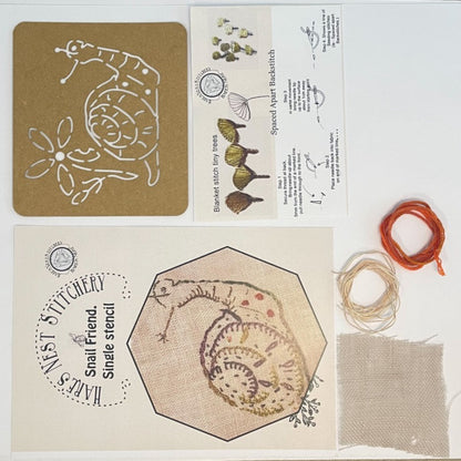 HARES NEST - SNAIL FRIEND SINGLE STENCIL