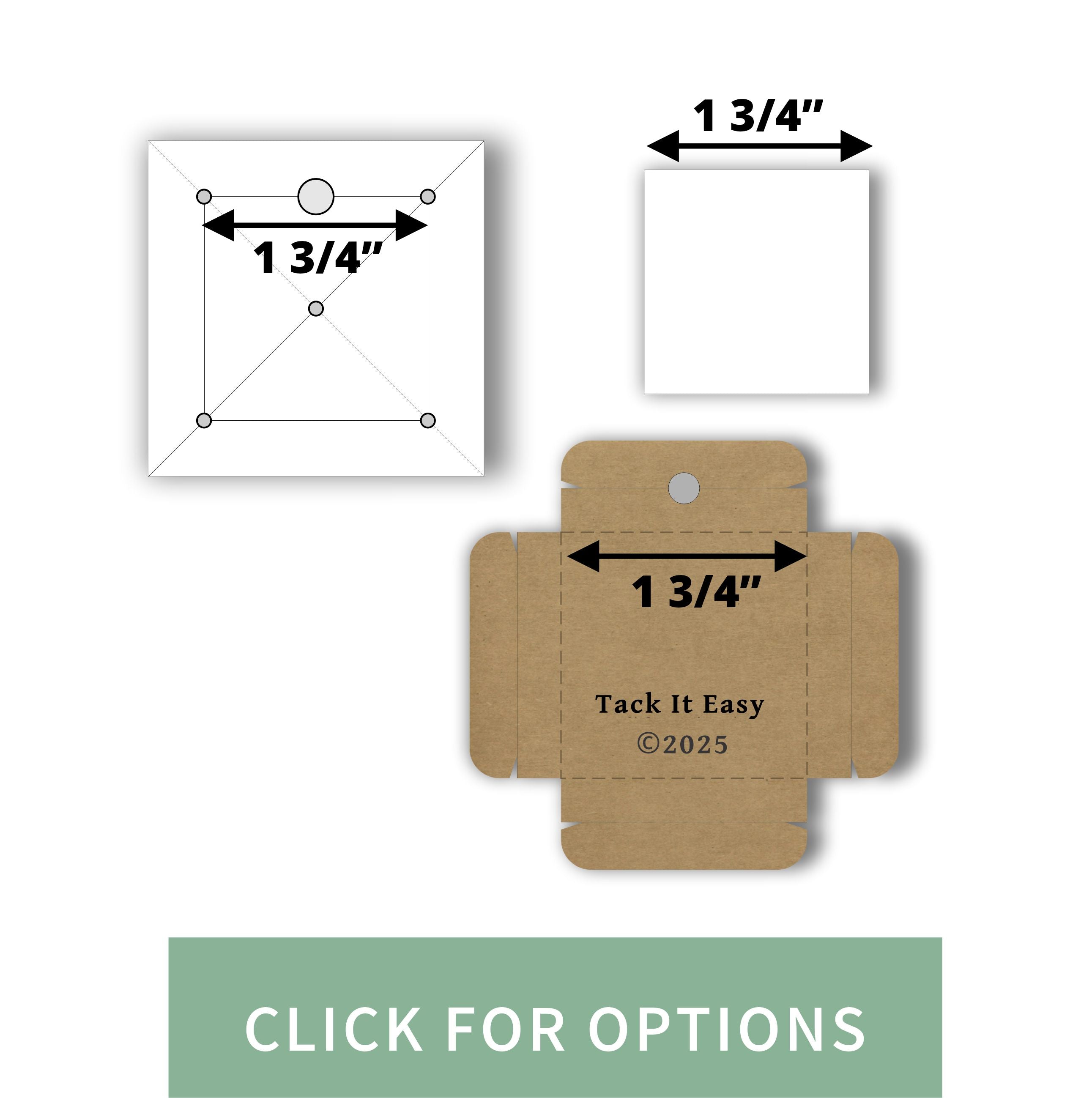 1 3/4" SQUARE PRE ORDER