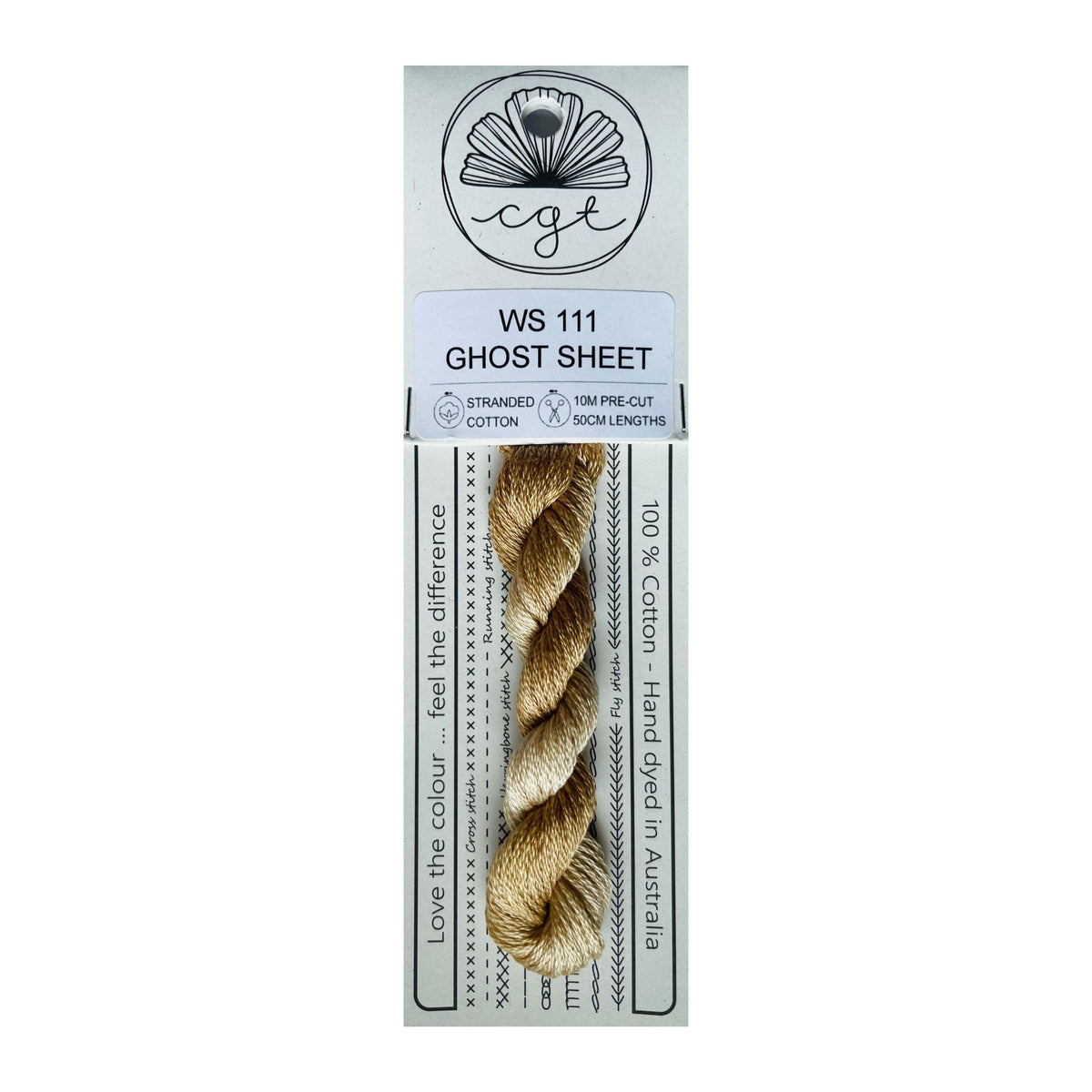 WS 111 Ghost Sheet stranded cotton embroidery thread