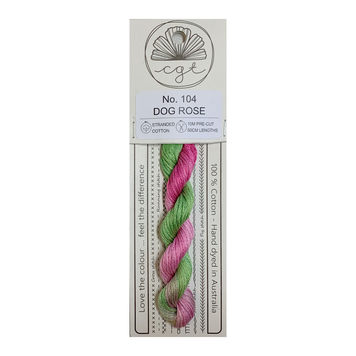 104 Dog Rose stranded cotton embroidery thread