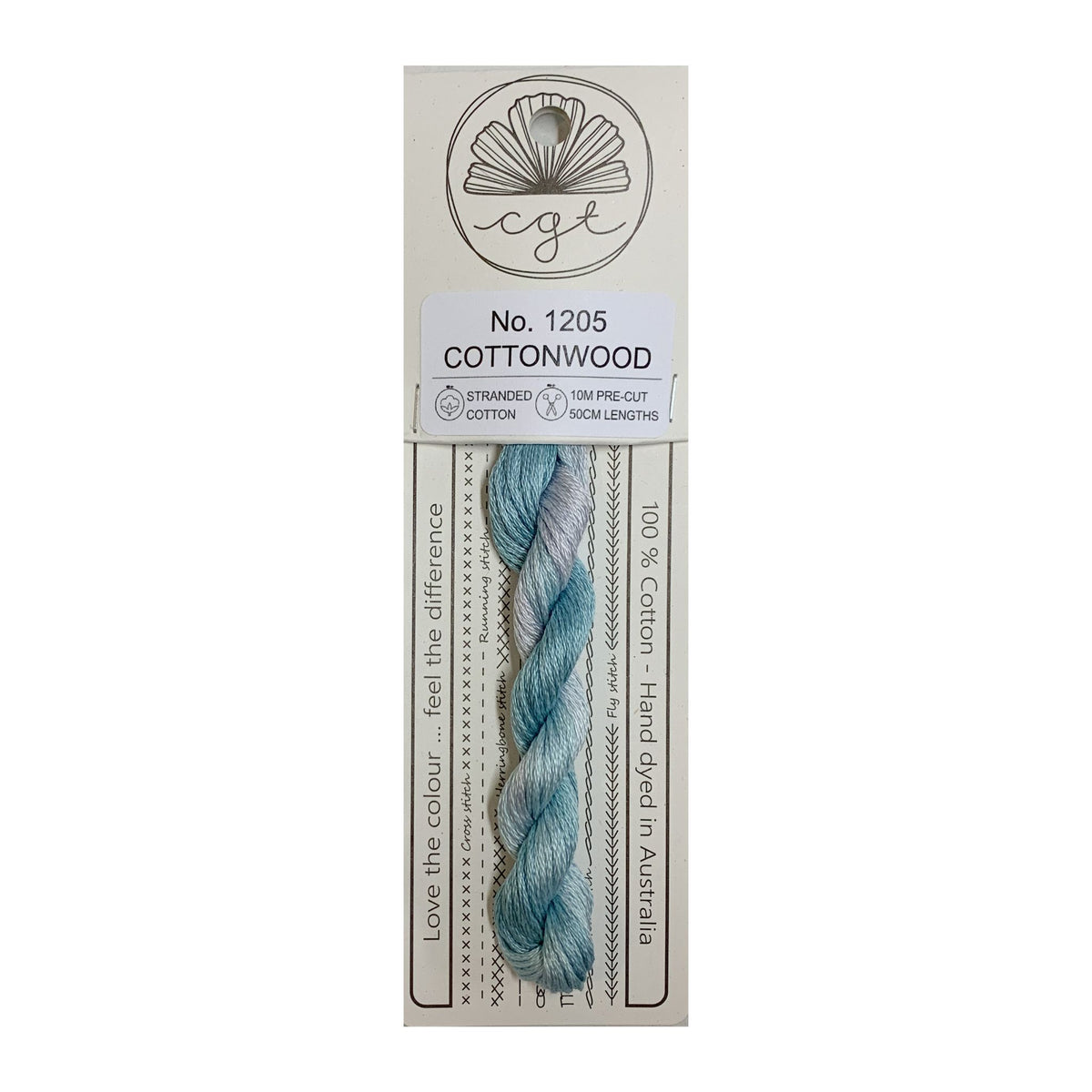 1205 Cottonwood stranded cotton embroidery thread