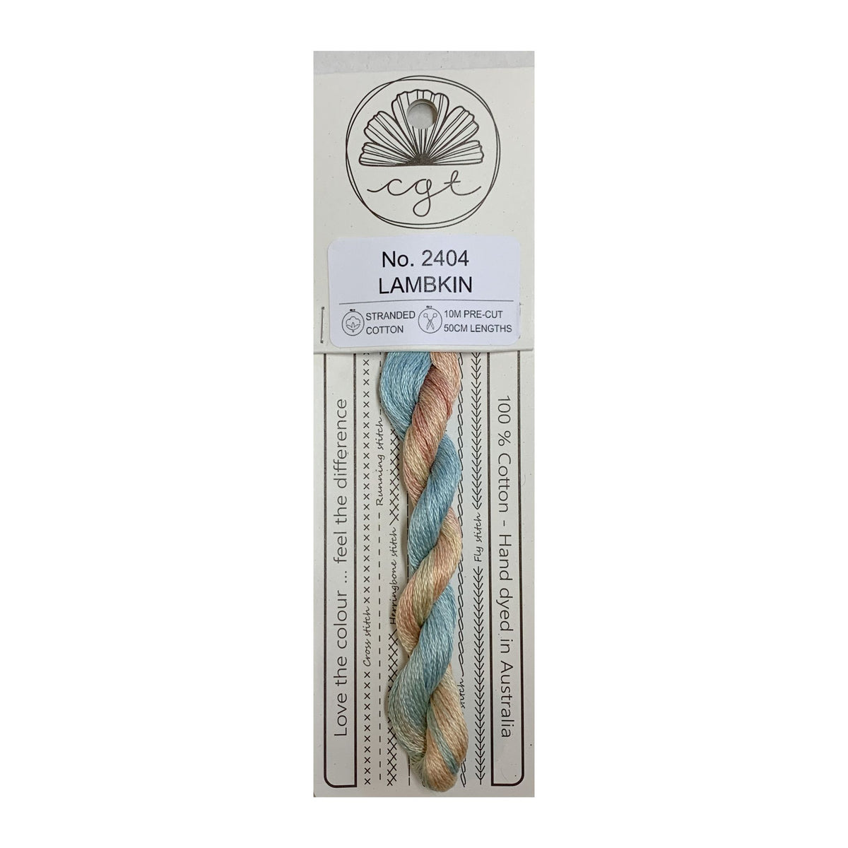 2404 Lambkin stranded cotton embroidery thread