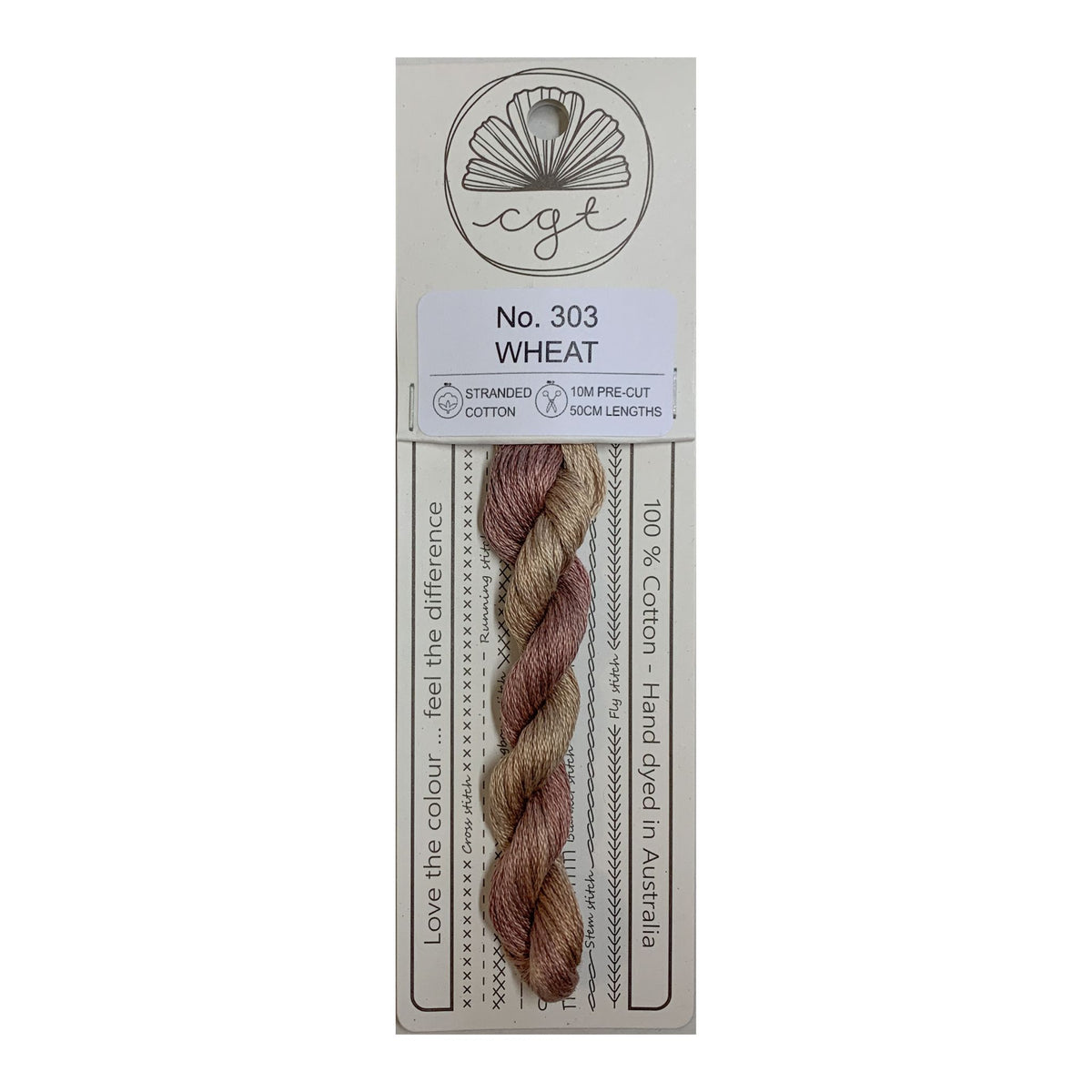 303 Wheat stranded cotton embroidery thread