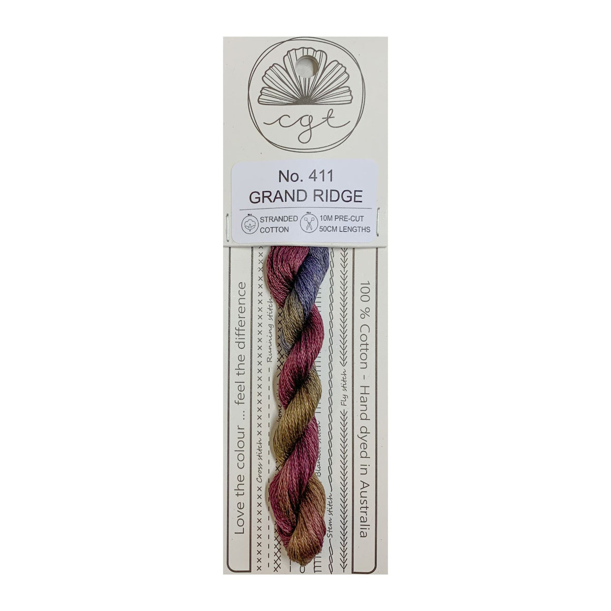 411 Grand Ridge stranded cotton embroidery thread