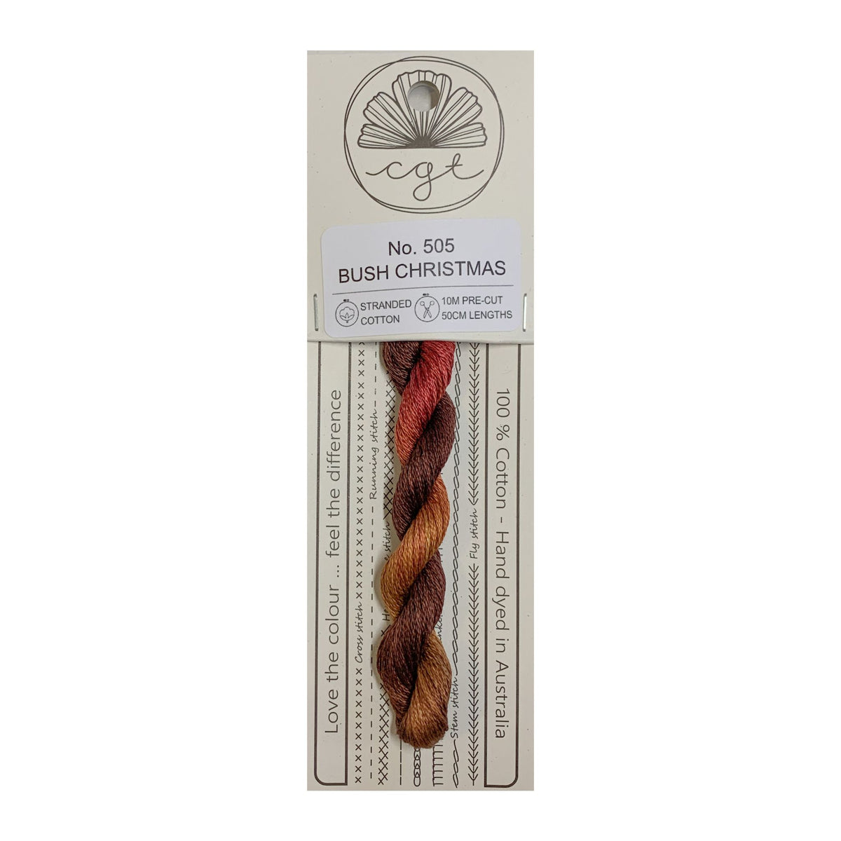 505 Bush Christmas stranded cotton embroidery thread