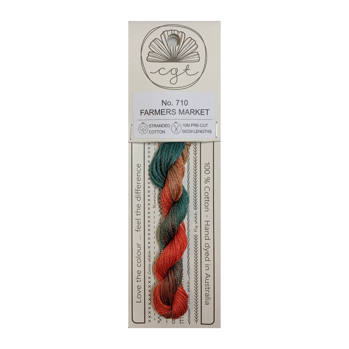 710 Farmers Market stranded cotton embroidery thread