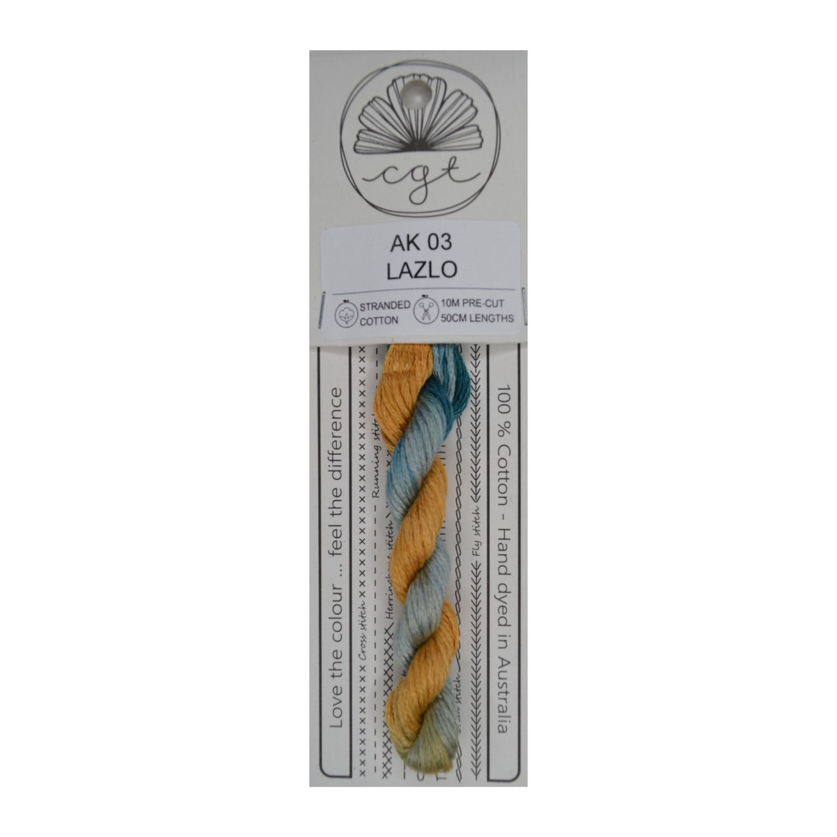 AK 03 Lazlo stranded cotton embroidery thread