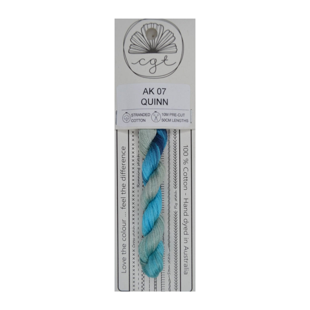 AK 07 Quinn stranded cotton embroidery thread