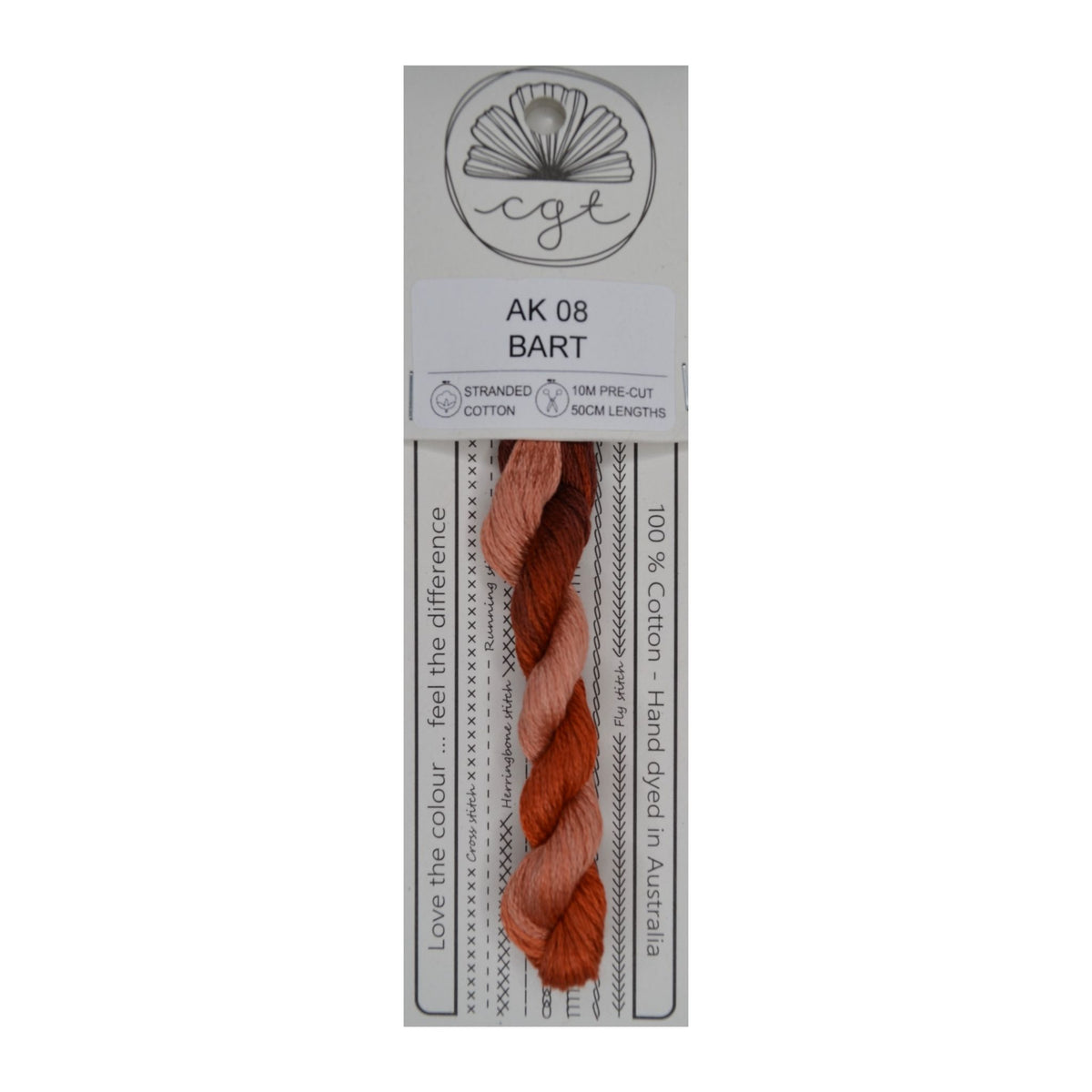 AK 08 Bart stranded cotton embroidery thread