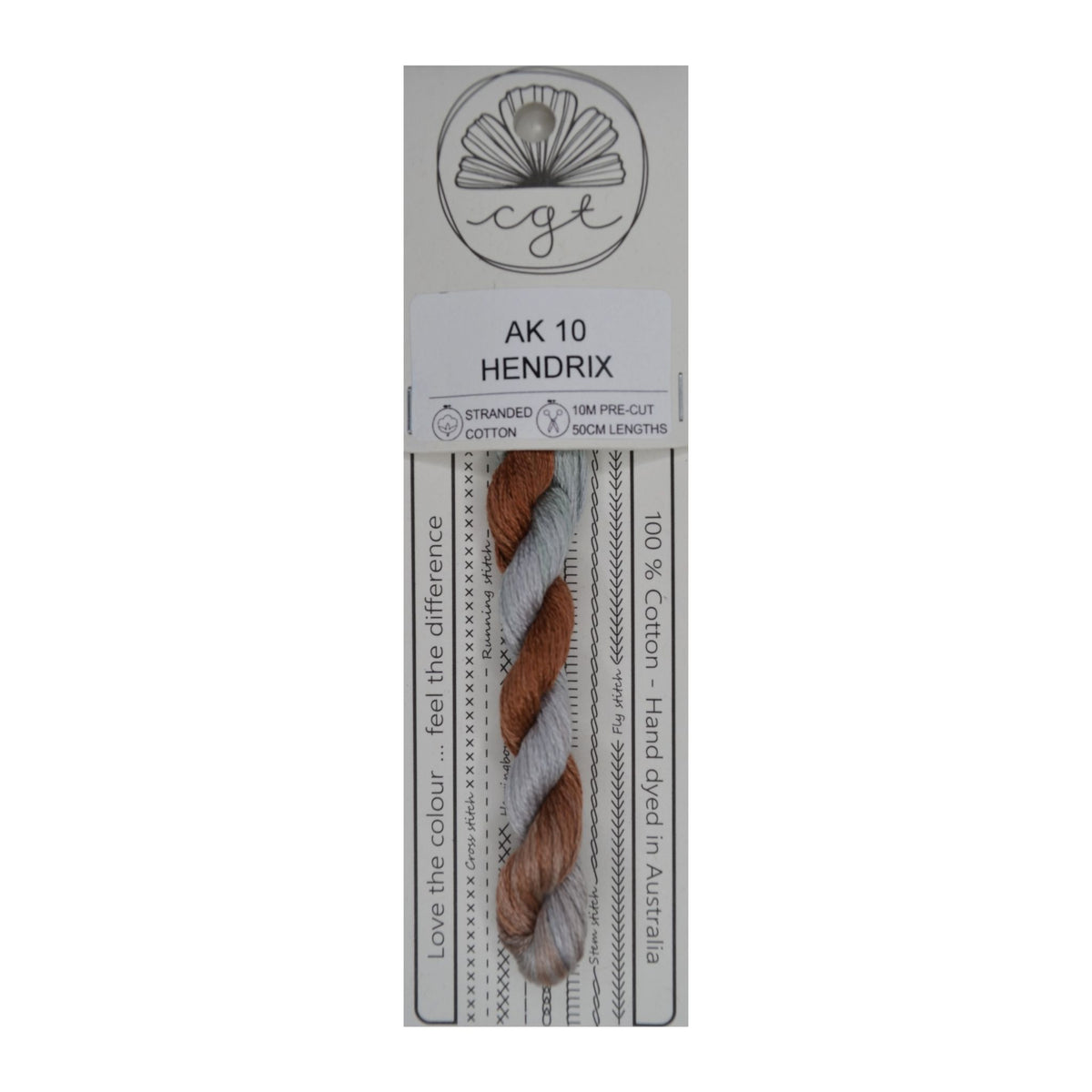 AK 10 Hendrik stranded cotton embroidery thread