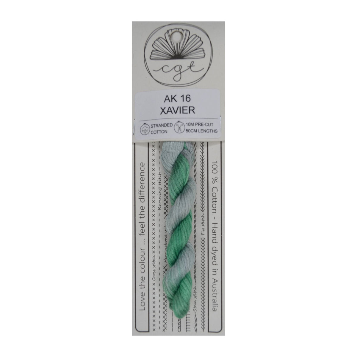 AK 16 Xavier stranded cotton embroidery thread