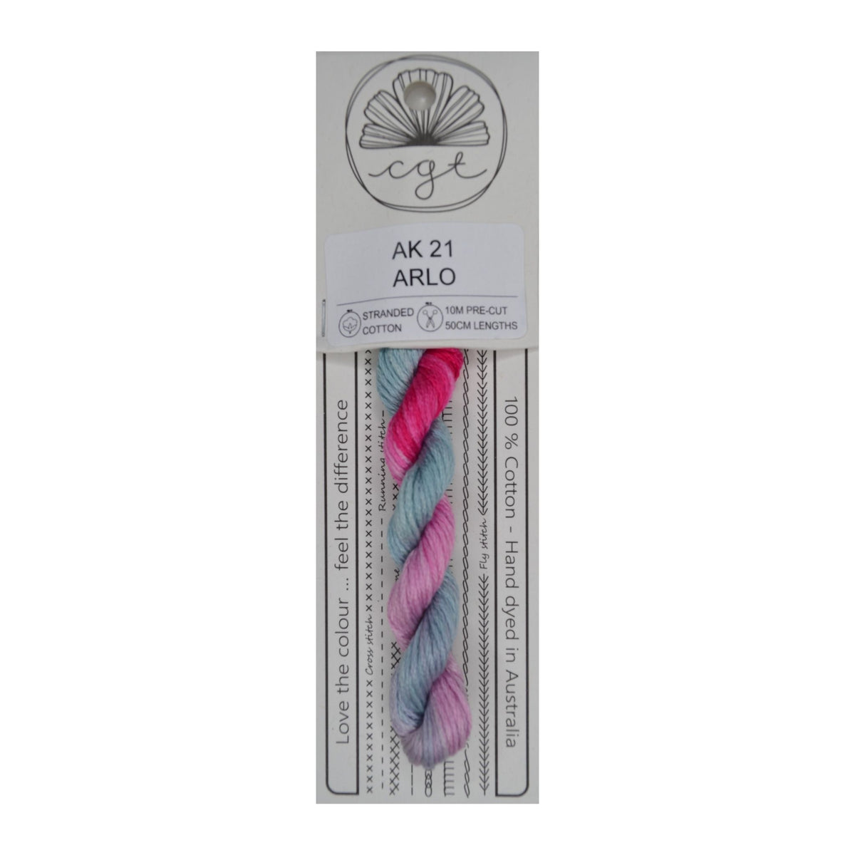 AK 21 Arlo stranded cotton embroidery thread
