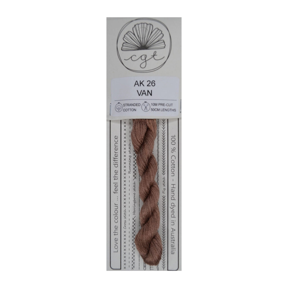 AK 25 Van stranded cotton embroidery thread