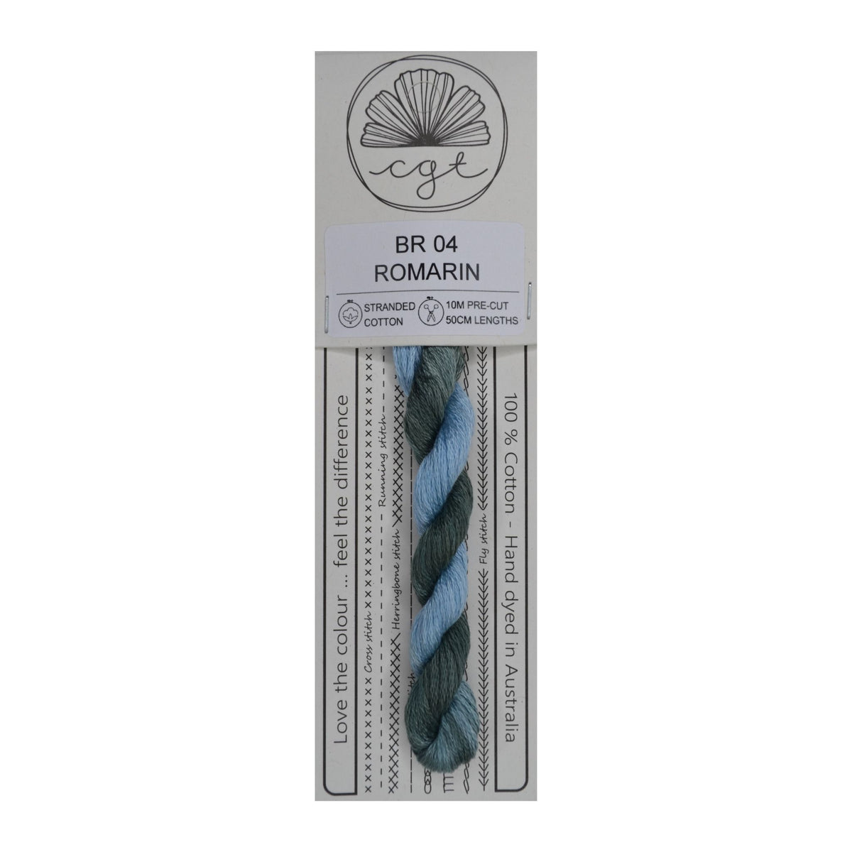 BR 04 Romarin stranded cotton embroidery thread