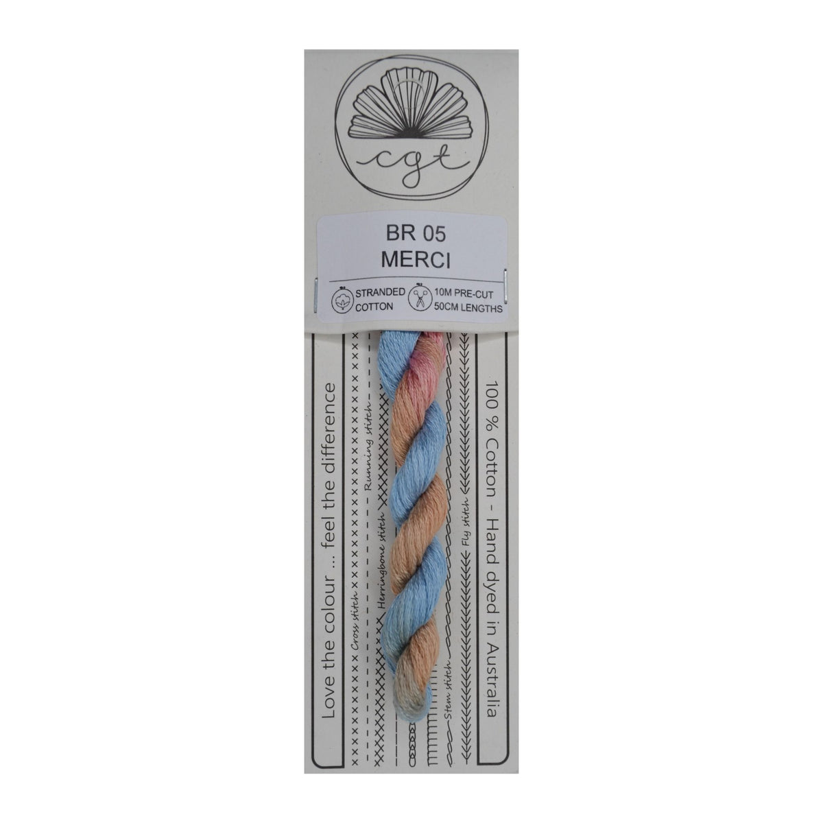 BR 05 Merci stranded cotton embroidery thread