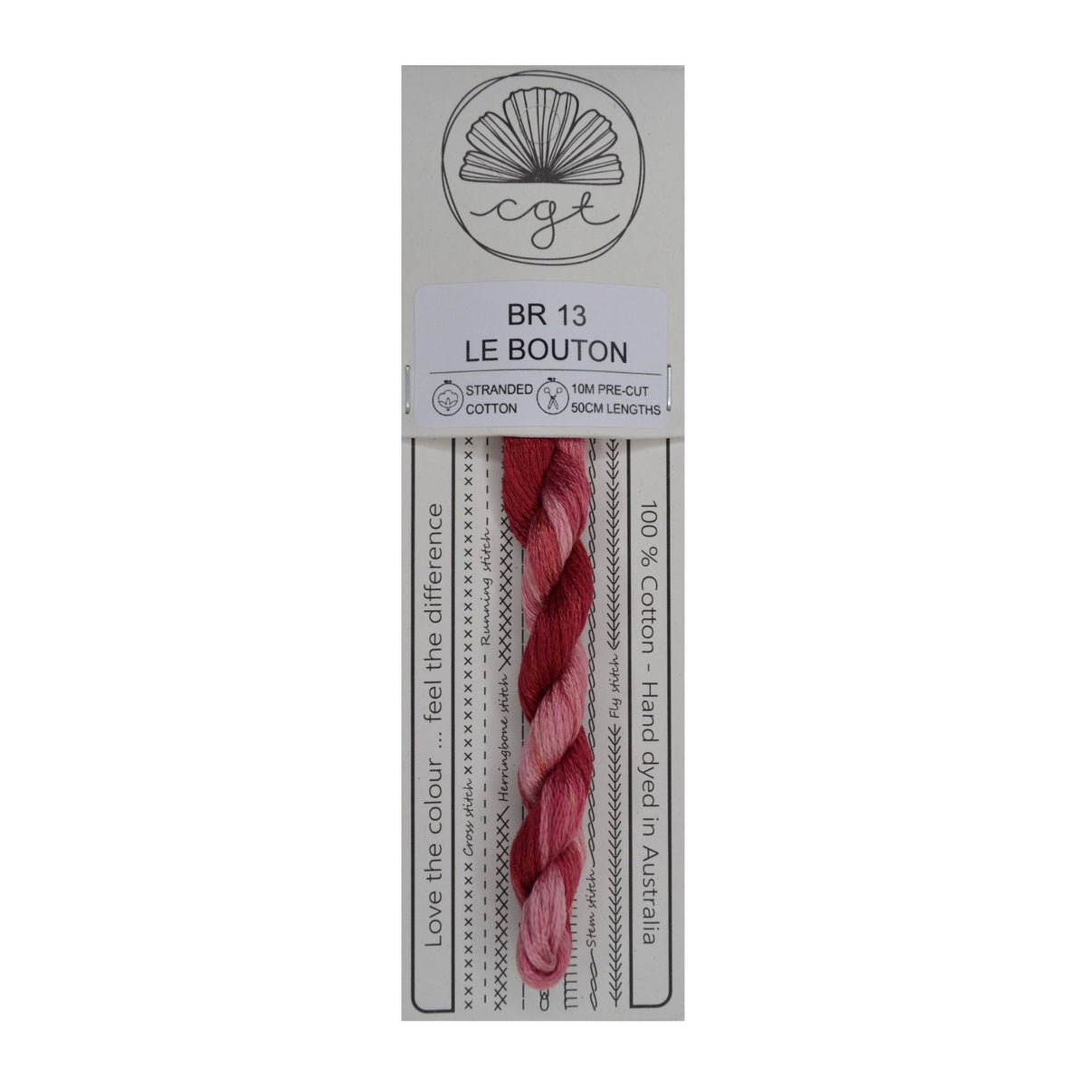 BR 13 Le Bouton stranded cotton embroidery thread