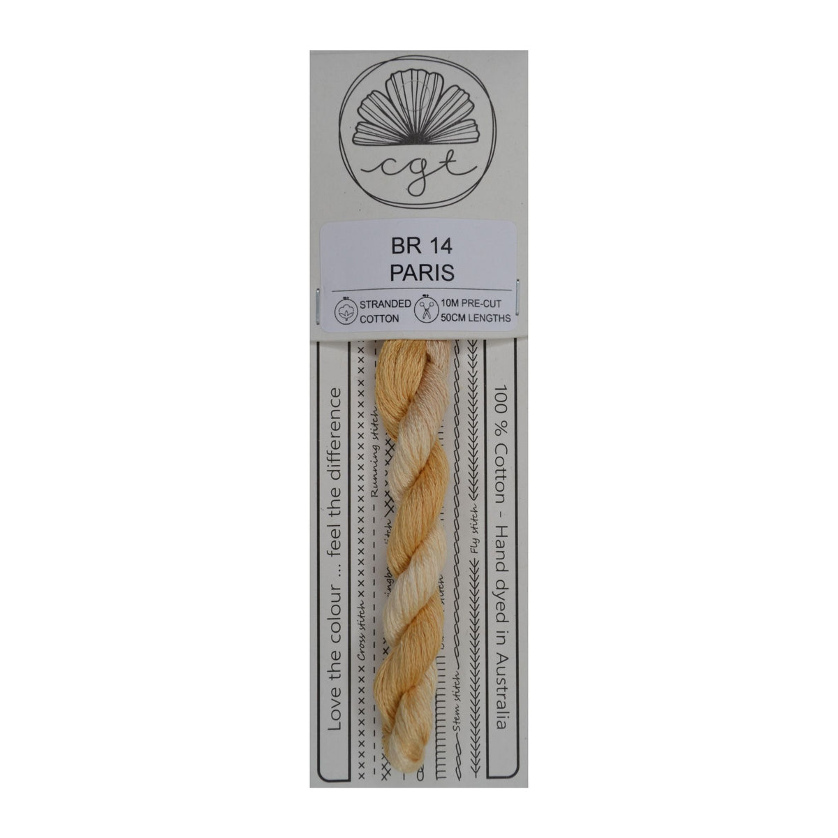 BR 14 Paris stranded cotton embroidery thread